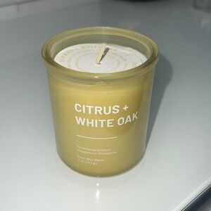 Citrus And White Oak Scented Candle